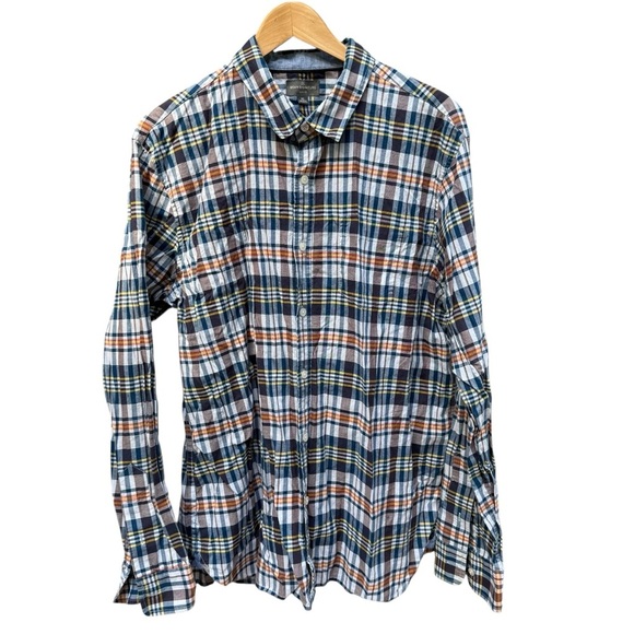 L.L. Bean signature slim fit size XLPlaid Men's Shirt Multicolor work Wear - Picture 2 of 9